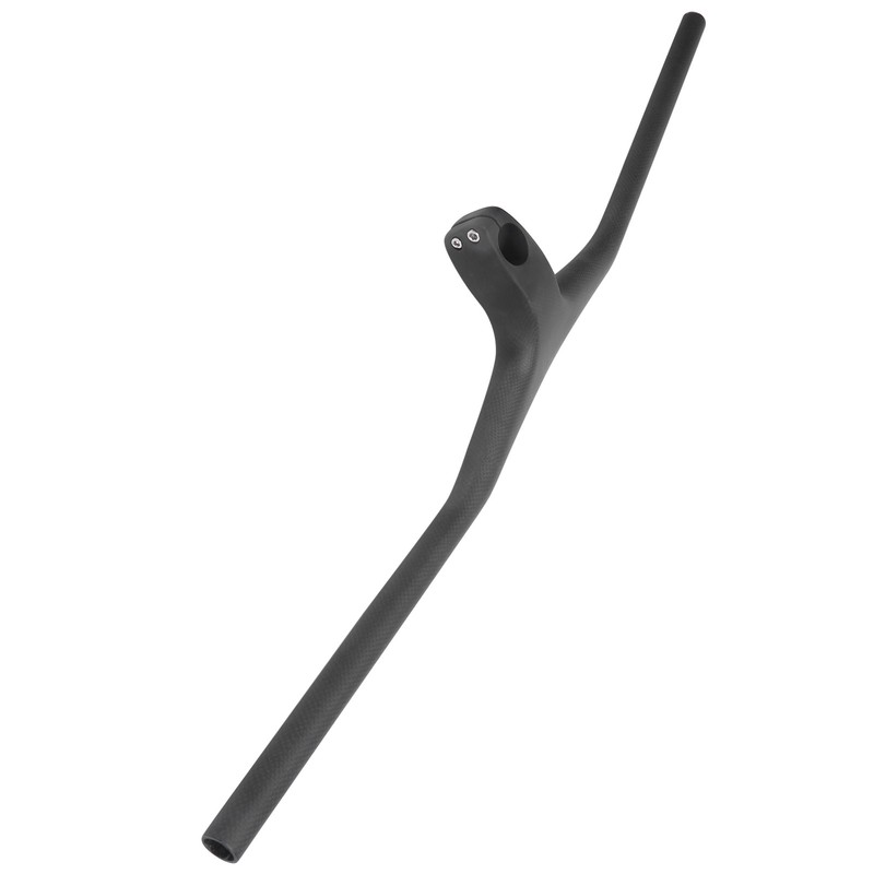 Mountain Bike Handlebars Carbon Fiber Integrated Handlebar Minus 17 Degrees