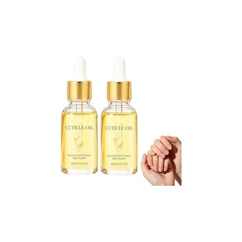 Aceite para cutículas de uñas con jojoba y vitamina E,