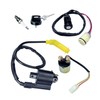 Ignition Coil with Cap & Ignition Key Switch Replace Part