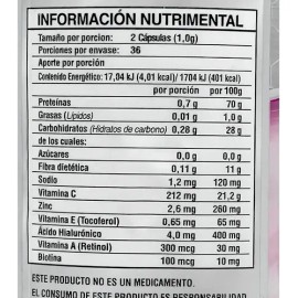 Colágeno Hidrolizado Supra Natura Sin Sabor 36 Porciones Resveratrol                                                                                  