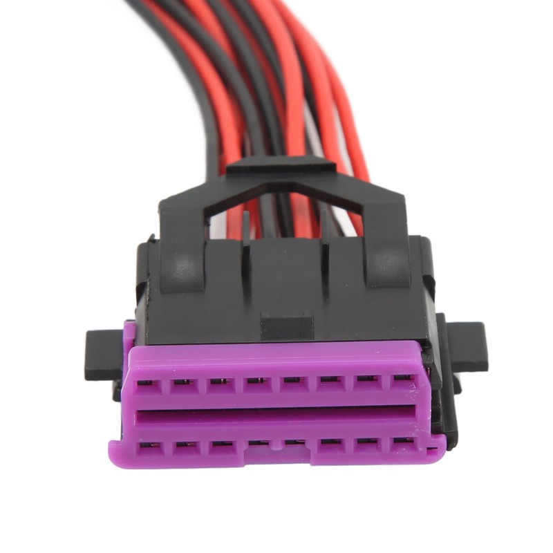 3 Pcs 16 Pin OBD2 Female Connector Cables 30cm J1962