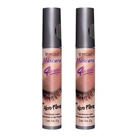 Prosa Rimel 4 en Uno Mascara Pestañas Microfibras 13g 2 Pieza                                                                                         