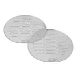 Juego 2 Tapas Transparentes De Pvc Para Coladera 5 , 40052