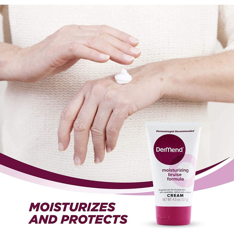 DerMend Moisturizing Bruise Formula Cream 4.50 oz (Pack of 4)