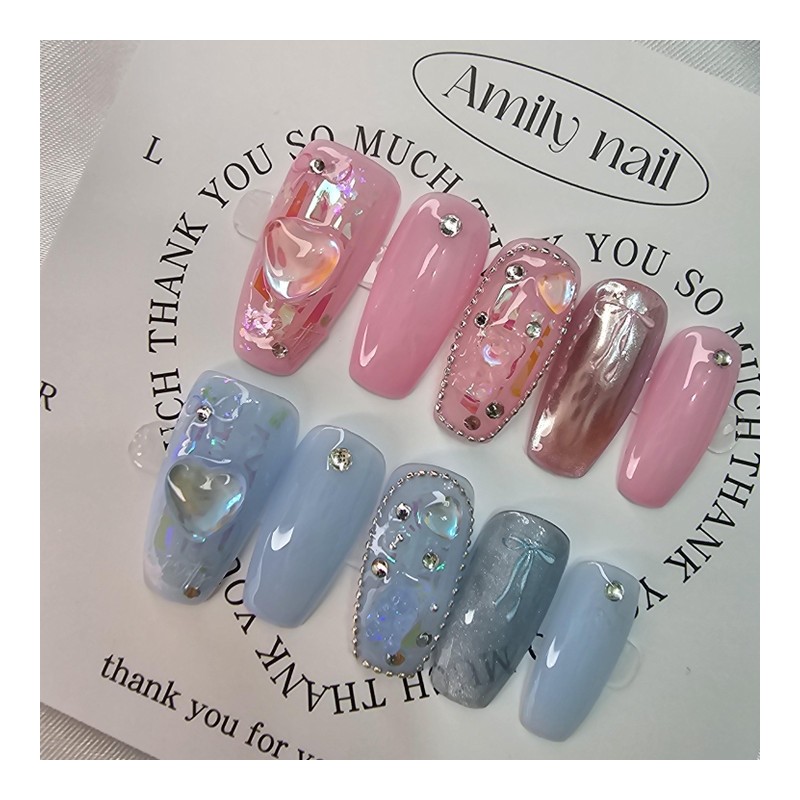 Super Prism [Handmade Nail Tips] Emily Nail - Stiletto /