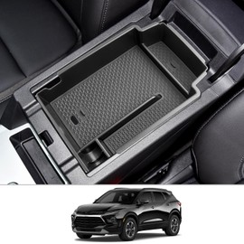 CDEFG Center Console Accessory Organizer for 2019-2025 Chevy Blazer ABS Material Armrest Box Insert Tray 2019-2025 Chevy Blazer Accessories (NOT for Blazer EV)