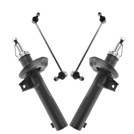 TRQ Front Suspension Kit Strut Assembly Sway Bar Stabilizer Link Compatible with 2012-2019 Volkswagen Beetle 2009-2017 CC 2007-2016 Eos 2010-2014 Golf 2005-2019 Jetta 2006-2022 Passat 2006-2009 Rabbit