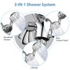 GAOMON 5" Premium High Pressure 3-Way Rainfall Combo - Enjoy