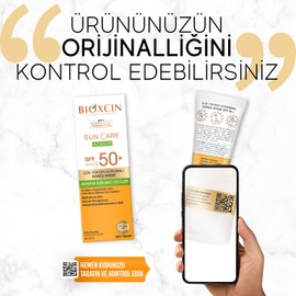 Bioxcin Sun Care Akneye Eğilimli Ciltler İçin Güneş Kremi 50 SPF - Akne, Dry Touch, Mat 50 Ml