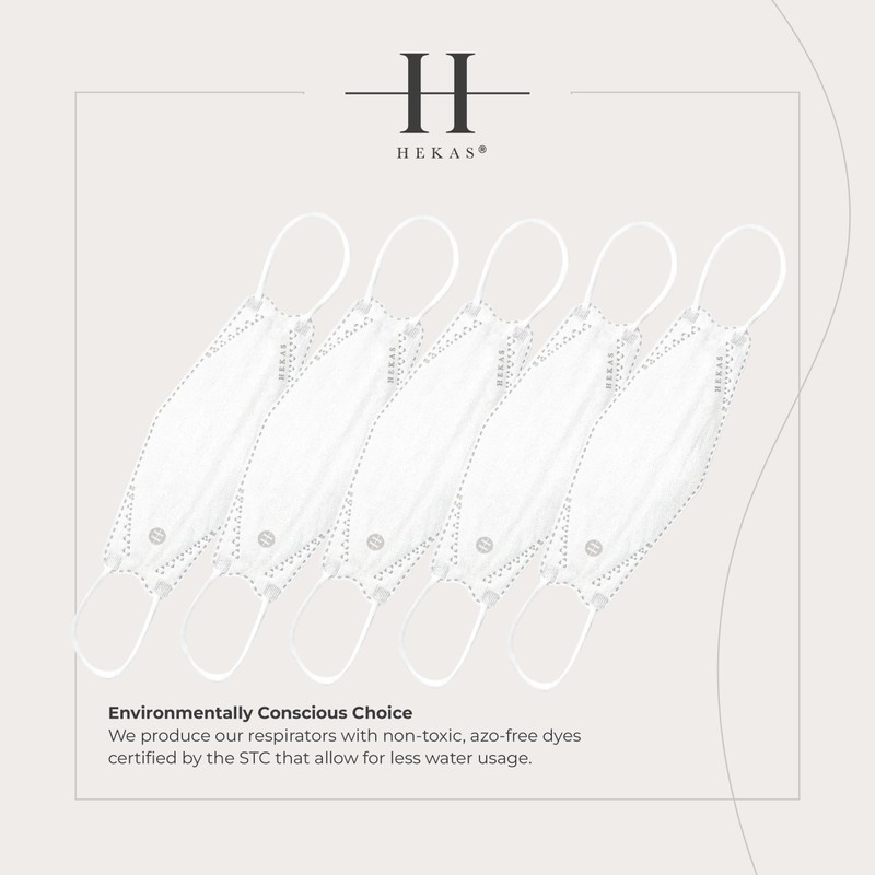 HEKAS ® 5 Pack Face Mask ffp2, 3 Ply UK