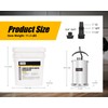 Tankless Water Heater Flushing Kit Includes 1/4HP Stainless Steel Sump