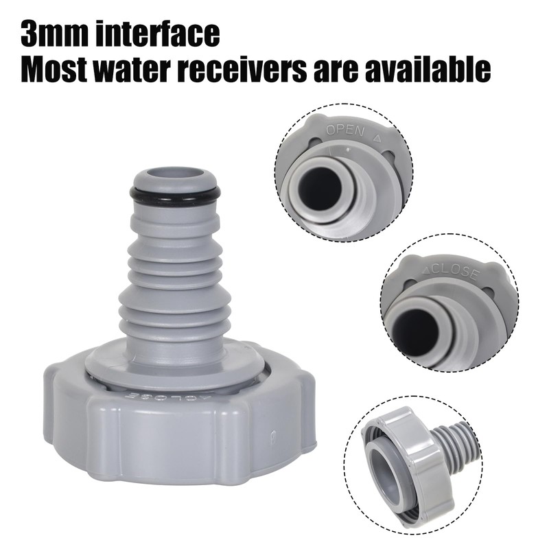 SAVOSWEET P6H1419 Drain Valve, Drainage Adapter for Draining Pool Hose