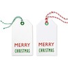 K-Kraft Christmas Gift Tags - 25-Pack - Festive Kraft Tags