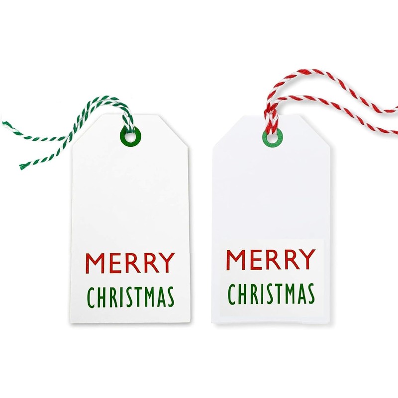 K-Kraft Christmas Gift Tags - 25-Pack - Festive Kraft Tags