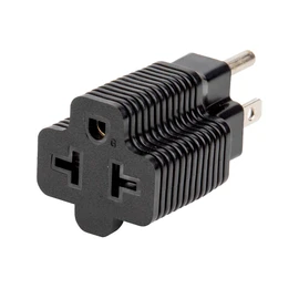4-in-1 15 Amp to 20 Amp T Blade Adapter, Nema 5-15P to 5-20R, 5-15P to 6-15R, 6-20R Plug Outlet, AC Power Adapter Converter, 15A 125V to 20A 250V