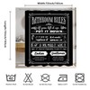 Funny Quotes Shower Curtains, Cool Bathroom Rules Shower Curtain, Fun