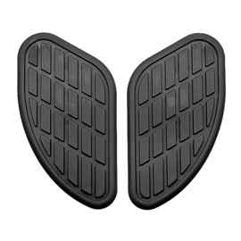 Sarini Tank Protector 1 Pair Universal Motorcycle Fuel Tank Traction Pad Protector Vintage Knee Grip Sticker Black Motorcycle