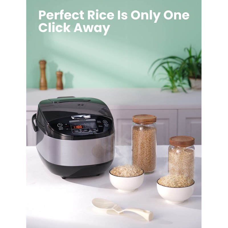 COMFEE' Rice Cooker, Japanese Large Rice Cooker with Fuzzy Logic