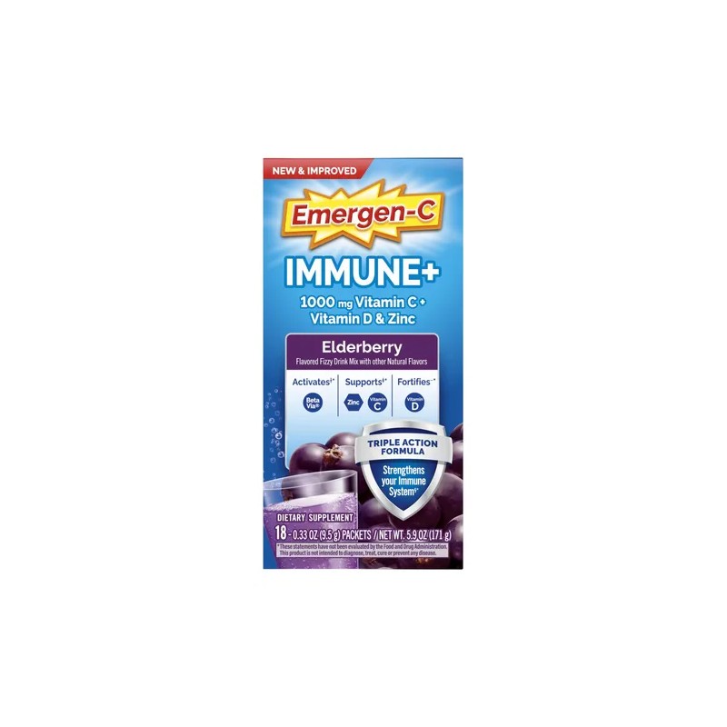 Emergen Immune Vitamina 1000mg Saúco Sobres