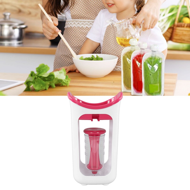Food Squeeze Station Safe Portable Baby Pouch Filling Station for