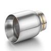 Exhaust Tip 3" Inlet Dual Wall, A-KARCK Double Wall Tailpipe
