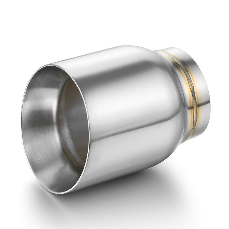 Exhaust Tip 3" Inlet Dual Wall, A-KARCK Double Wall Tailpipe