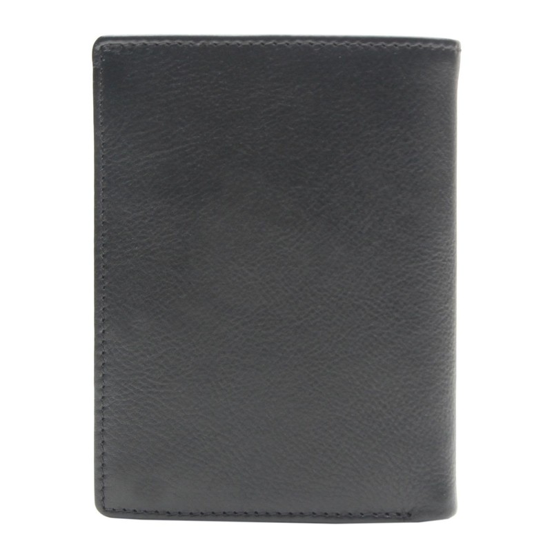 Esquire Peru RFID Leather Wallet 9.5 cm, black, Casual