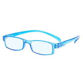 Calabria 762 Around Neck Hanging Blue Light Reading Glasses +2.75 Blue Men Women Durable Trendy Computer Readers Long Temple