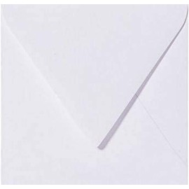 Paper24 Square Envelopes 15 x 15 cm White Pack of 25