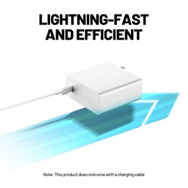 Litheli Charger for U20 Series Battery Pack – Fast PD Charging Adapter, 65W High-Speed Power Supply, Compatible with U20 Portable Battery (Charger Only, No Charging Cable Included)