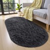 OLANLY Fluffy Soft Area Rugs for Bedroom, 2.6x5.3 Feet Machine