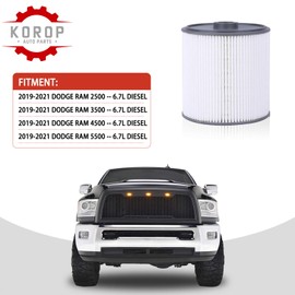 68436631AA Fuel Filter Fits for 2019-2021 Dodge Ram 2500 3500 4500 5500 6.7L Diesel, For 2020-2021 Ram 1500 3.0L Diesel, For 2020-2021 Wrangler 3.0L Diesel, For 2021 Gladiator 3.0L Diesel