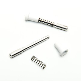 25 Pack - American Made Window Screen Clips – Aluminum Replacement Spring Plunger Pins, Frame Latch Lock Bolts, Pull Pin Fastener Parts, Secure Window Screens