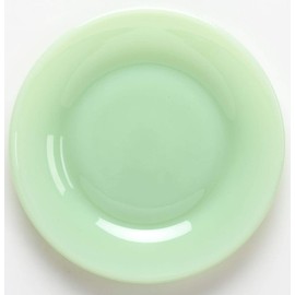 Plain & Simple Pattern - Bread/Salad/Dinner Plate - Mosser Glass (6", Jade)