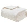 EMME Fluffy Soft Blanket Queen Size - 80"*90" Cream Soft