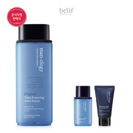 Manology (현대백화점)빌리프 단 독맨올로지 오리지널 아쿠아 바운싱 워터 로션 200ml 세트 (Buy the Store) Belif Dan Dogmanology Original Aqua Bouncing Water Lotion 200ml Set