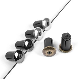 Bike Handlebar End Plugs - Expanding, Adjustable Handlebar Bike Bar Ends for Mountain , Road , BMX, MTB Bicycle - 2 Set Plug or Cap for Bike Bars (Free Installation Tools