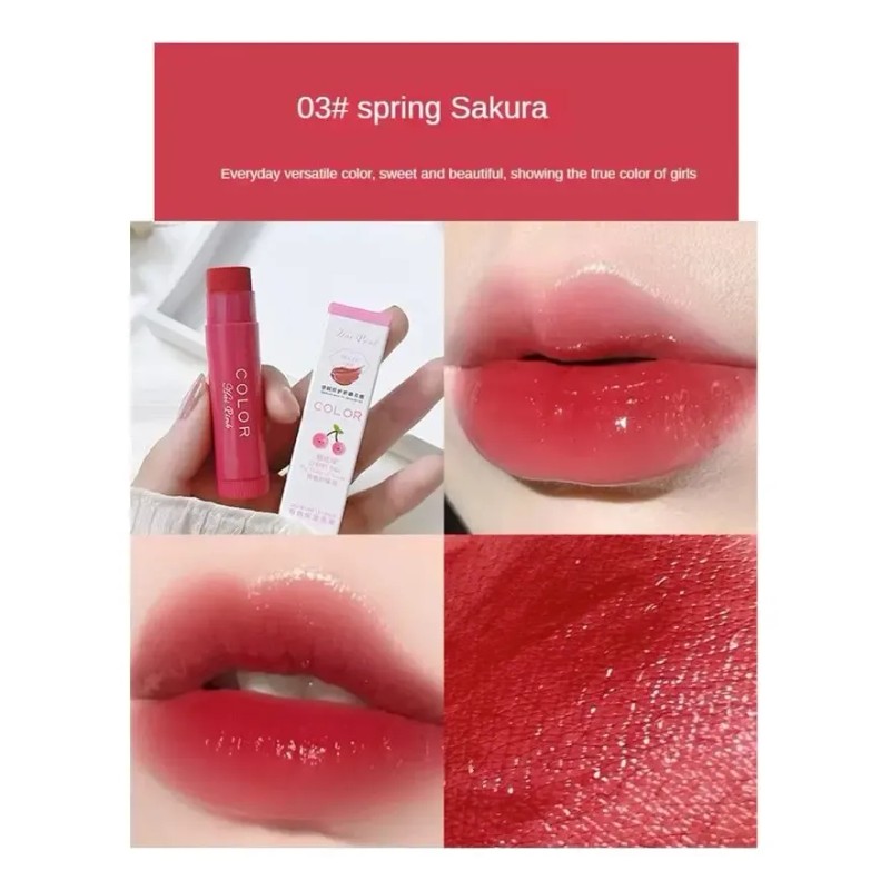 Kit De 3 Brillos Labiales En Barra Hidratantes Con Color