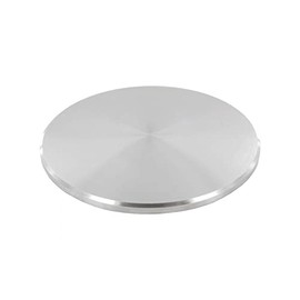 Round Diameter 100 mm with Bevel, Thickness 8 mm, Ground on One Side, with Round Cut