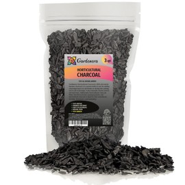 Gardenera - 3 Quart - Premium Horticultural Charcoal for Indoor Plants | Black Diamond Soil Amendment for Orchids, Terrariums, and Gardening
