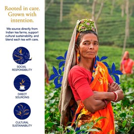 Herbs & Kettles Chai Combo Set | Masala Chai, Rose Cardamom Chai & Vanilla Lavender | Gourmet Loose Leaf Tea for Tea Lovers | Premium Indian Tea Collection for Birthdays, Holidays & Special Occasions