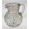 Mexican Glass Martini Pebble or Bumpy Confetti (4)
