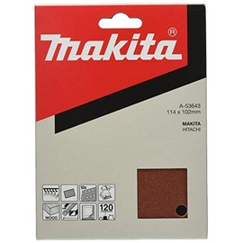 Makita A-53643 Magic Sanding Paper, #120, 4.5 x 4.0 inches (114 x 102 mm), Square (Pack of 10)