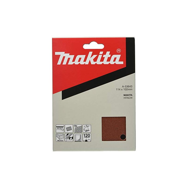 Makita A-53643 Magic Sanding Paper, #120, 4.5 x 4.0 inches