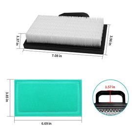 UOIENRT 698754 Air Filter, 492932S 492932 Oil Filter with 691035 Fuel Filter Tune up Kit, Fits for LA120 LA130 LA140 LA150 L120 LA145 D130 D140 Lawn Mower Parts