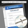 Page Protectors for 3 Ring Binder, Sheet Protectors 8.5 x