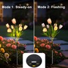 Aolyty Solar Garden Lights Outdoor, Solar Tulip Lights 2 Pack
