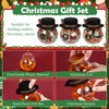 20 Set DIY Christmas Mason Jar with Lids and Felt
