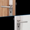 Alpertec Stainless Steel Conte - Set of door fittings with