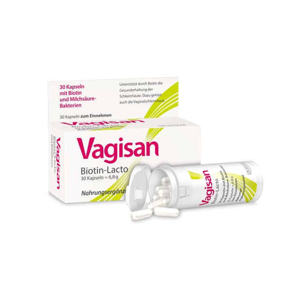 Vagisan Biotin-Lacto Kapseln, 30 pcs. Capsules